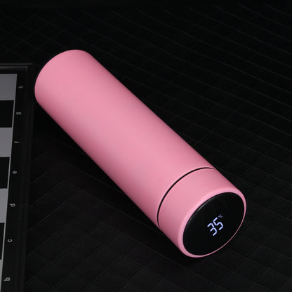 Smart Temperature Display Water Bottle – 500ML Stainless Steel Flask