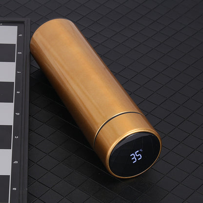 Smart Temperature Display Water Bottle – 500ML Stainless Steel Flask