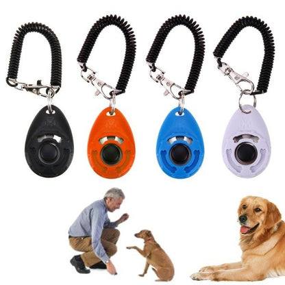 Drop-Shaped Pet Training Clicker – Sound Trainer for Dogs, Cats & Small Pets