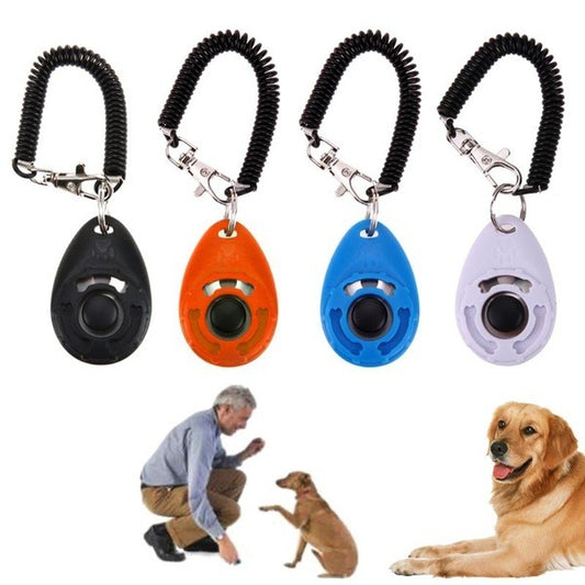 Drop-Shaped Pet Training Clicker – Sound Trainer for Dogs, Cats & Small Pets