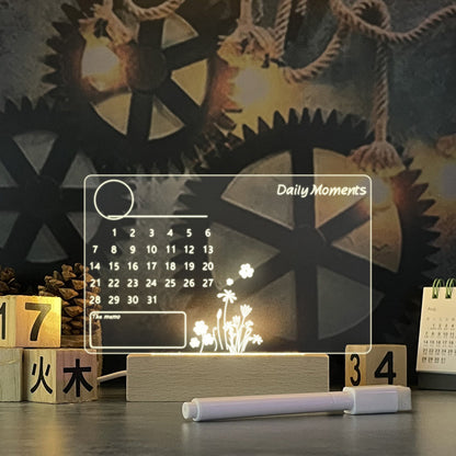 USB LED Message Board Lamp with Pen – Creative Night Light