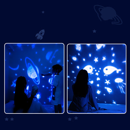 Astronaut Galaxy Projector Night Light – Rotating Starry Sky Lamp for Kids & Home Aesthetic