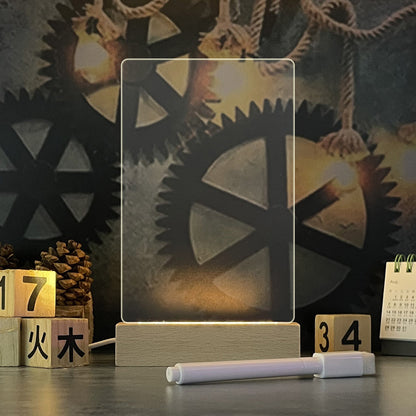 USB LED Message Board Lamp with Pen – Creative Night Light